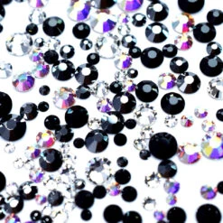 Preciosa Flat Back Crystals Non Hotfix Mix (MAXIMA) Midnight(Preciosa Midnight Mix Of Flatback Crystals Non Hotfix)