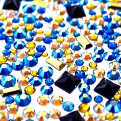 Preciosa Flat Back Crystals Non Hotfix Mix (MAXIMA) Pharaoh(Preciosa Pharaoh Mix Of Flatback Crystals Non Hotfix)