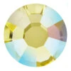 Preciosa Flat Back Crystals Non Hotfix (MAXIMA) Acid Yellow AB(Preciosa Flat Back Crystals Rhinestones Non Hotfix Maxima Acid Yellow Ab)