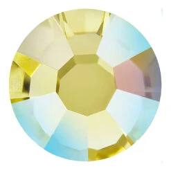Preciosa Flat Back Crystals Non Hotfix (MAXIMA) Acid Yellow AB(Preciosa Flat Back Crystals Rhinestones Non Hotfix Maxima Acid Yellow Ab)