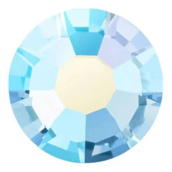 Preciosa Hotfix Flat Back Crystals (MAXIMA) Aquamarine AB(Preciosa Flatback Crystals Hotfix Aquamarine Ab)