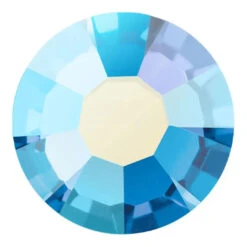 Preciosa Flat Back Crystals Non Hotfix (MAXIMA) Sapphire AB(Preciosa Flatback Crystals Non Hotfix Sapphire Ab)