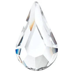 Preciosa Hotfix Flat Back Crystals Pear (MAXIMA) Crystal(Preciosa Flatback Crystals Hotfix Pear Crystal)
