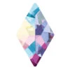 Preciosa Flat Back Crystals Non Hotfix Rhombus (MAXIMA) Crystal AB(Preciosa Flatback Crystals Non Hotfix Rhombus Crystal Ab) -BlueStreak Crystal Shop Preciosa Hotfix Flat Back Crystals Rhombus MAXIMA Crystal AB