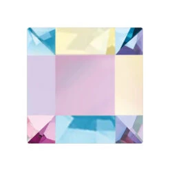 Preciosa Flat Back Crystals Non Hotfix Square (MAXIMA) Crystal AB(Preciosa Flatback Crystals Non Hotfix Square Crystal Ab)
