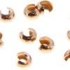 Rose Gold Plated Crimp Covers(Rose Gold Plated Crimp Covers)