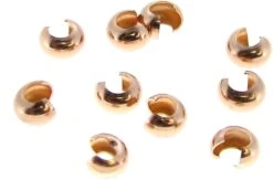 Rose Gold Plated Crimp Covers(Rose Gold Plated Crimp Covers)