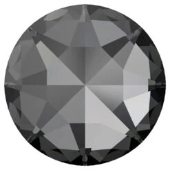 Serinity Chatons Round Stones Light Cut Hotfix (1098) Crystal Silver Night(Serinity 1098 Hotfix Crystals Light Chaton Crystal Silver Night)