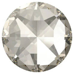 Serinity Chatons Round Stones Light Cut Hotfix (1098) Crystal Silver Shade(Serinity 1098 Hotfix Crystals Light Chaton Crystal Silver Shade)