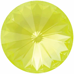 Serinity Chatons Round Stones Rivoli (1122) Crystal Electric Yellow Ignite UNFOILED(Serinity Chatons Round Stones Rivoli 1122 Crystal Electric Yellow Ignite Unfoiled)
