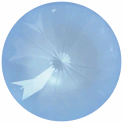 Serinity Chatons Round Stones Rivoli (1122) Crystal Sky Ignite UNFOILED(Serinity 1122 Rivoli Chatons Crystal Sky Ignite)