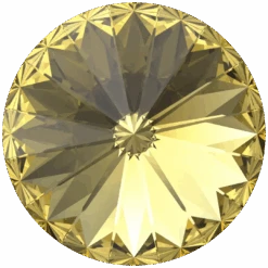 Serinity Chatons Round Stones Rivoli (1122) Dark Jonquil(Serinity Chatons Round Stones Rivoli 1122 Dark Jonquil)