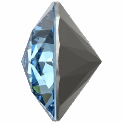 Serinity Chatons Round Stones Rose Cut (1401) Aquamarine(Serinity 1401 Rose Cut Round Chatons Aquamarine) -BlueStreak Crystal Shop Serinity Chatons Round Stones Rose Cut 1401 Aquamarine 3