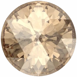 Serinity Chatons Round Stones Rose Cut (1401) Crystal Golden Shadow(Serinity 1401 Rose Cut Round Chatons Crystal Golden Shadow)