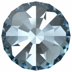 Serinity Chatons Round Stones Small (1100) Aquamarine(Serinity Chatons Round Stones Xero 1100 Pointed Back Chatons Aquamarine)