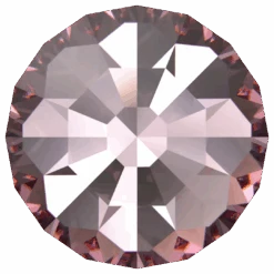 Serinity Chatons Round Stones Small (1100) Light Rose(Serinity Chatons Round Stones Xero 1100 Pointed Back Chatons Light Rose)