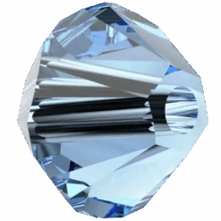 Swarovski Crystal Beads Bicone (5328) Recreated Ice Blue(Swarovski Crystal Beads Bicone 5328 Recreated Ice Blue) -BlueStreak Crystal Shop Serinity Crystal Beads Bicone 5328 Cool Blue 2
