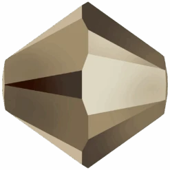 Swarovski Crystal Beads Bicone (5328) Crystal Metallic Light Gold 2X(Swarovski Crystal Beads Bicone 5328 Crystal Metallic Light Gold 2x)