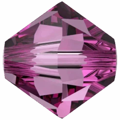 Serinity Crystal Beads Bicone (5328) Dark Rose(Serinity Crystal Beads Bicone 5328 Dark Rose)