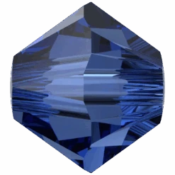 Serinity Crystal Beads Bicone (5328) Dark Sapphire(Serinity Crystal Beads Bicone 5328 Dark Sapphire)