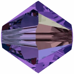 Swarovski Crystal Beads Bicone (5328) Purple Velvet AB(Swarovski Crystal Beads Bicone 5328 Purple Velvet Ab)