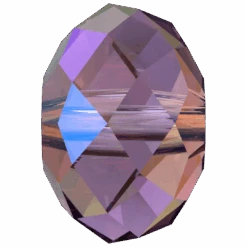 Swarovski Crystal Beads Briolette (5040) Amethyst Shimmer 2X(Swarovski 5040 Beads Briolette Amethyst Shimmer 2x)