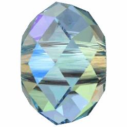 Swarovski Crystal Beads Briolette (5040) Aquamarine Shimmer 2X(Swarovski 5040 Beads Briolette Aquamarine Shimmer 2x)