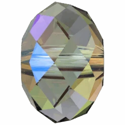 Serinity Crystal Beads Briolette (5040) Black Diamond Shimmer 2X(Serinity 5040 Beads Briolette Black Diamond Shimmer 2x)