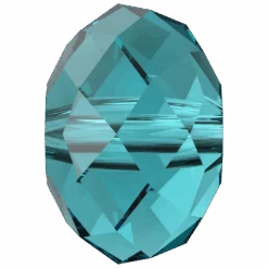 Swarovski Crystal Beads Briolette (5040) Blue Zircon(Swarovski 5040 Beads Briolette Blue Zircon)