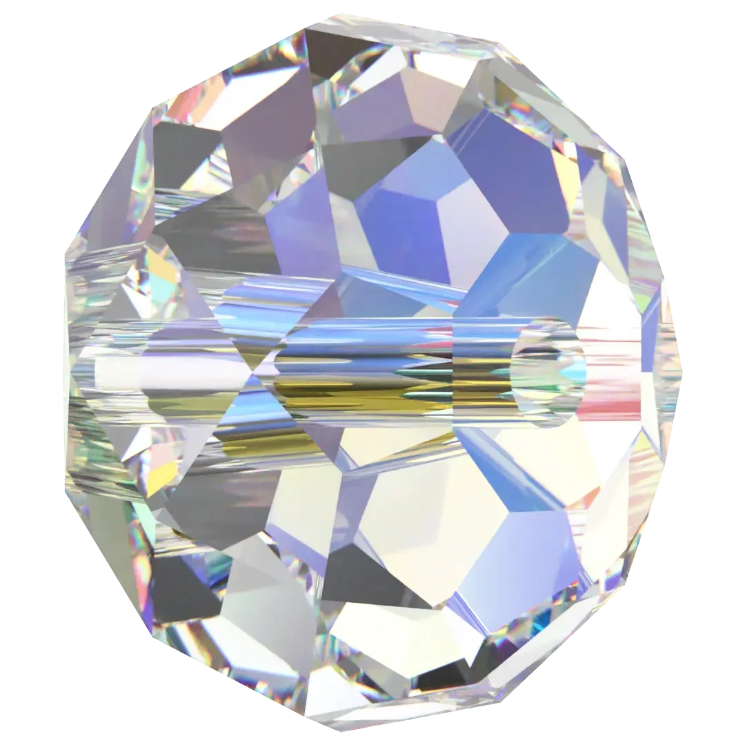 Swarovski Crystal Beads Briolette (5040) Crystal AB(Swarovski 5040 Beads Briolette Crystal Ab) 4 Swarovski Crystal Beads Briolette (5040) Crystal AB(Swarovski 5040 Beads Briolette Crystal Ab) - Image 2