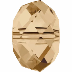 Swarovski Crystal Beads Briolette (5040) Crystal Golden Shadow(Swarovski 5040 Beads Briolette Crystal Golden Shadow)