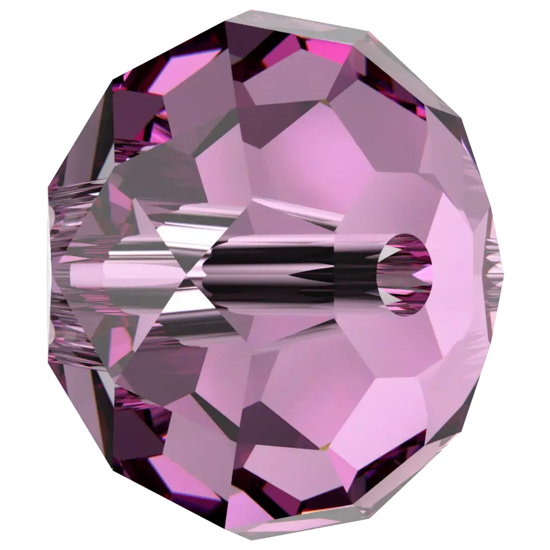 Swarovski Crystal Beads Briolette (5040) Dark Rose(Swarovski Crystal Beads Briolette 5040 Dark Rose) 4 Swarovski Crystal Beads Briolette (5040) Dark Rose(Swarovski Crystal Beads Briolette 5040 Dark Rose) - Image 2