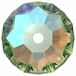 Swarovski Crystal Beads Briolette (5040) Erinite Shimmer 2X(Swarovski 5040 Beads Briolette Erinite Shimmer 2x) -BlueStreak Crystal Shop Serinity Crystal Beads Briolette 5040 Erinite Shimmer 2X 3