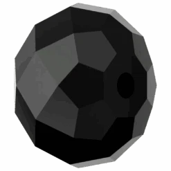 Serinity Crystal Beads Briolette (5040) Jet(Serinity 5040 Beads Briolette Jet) -BlueStreak Crystal Shop Serinity Crystal Beads Briolette 5040 Jet 2