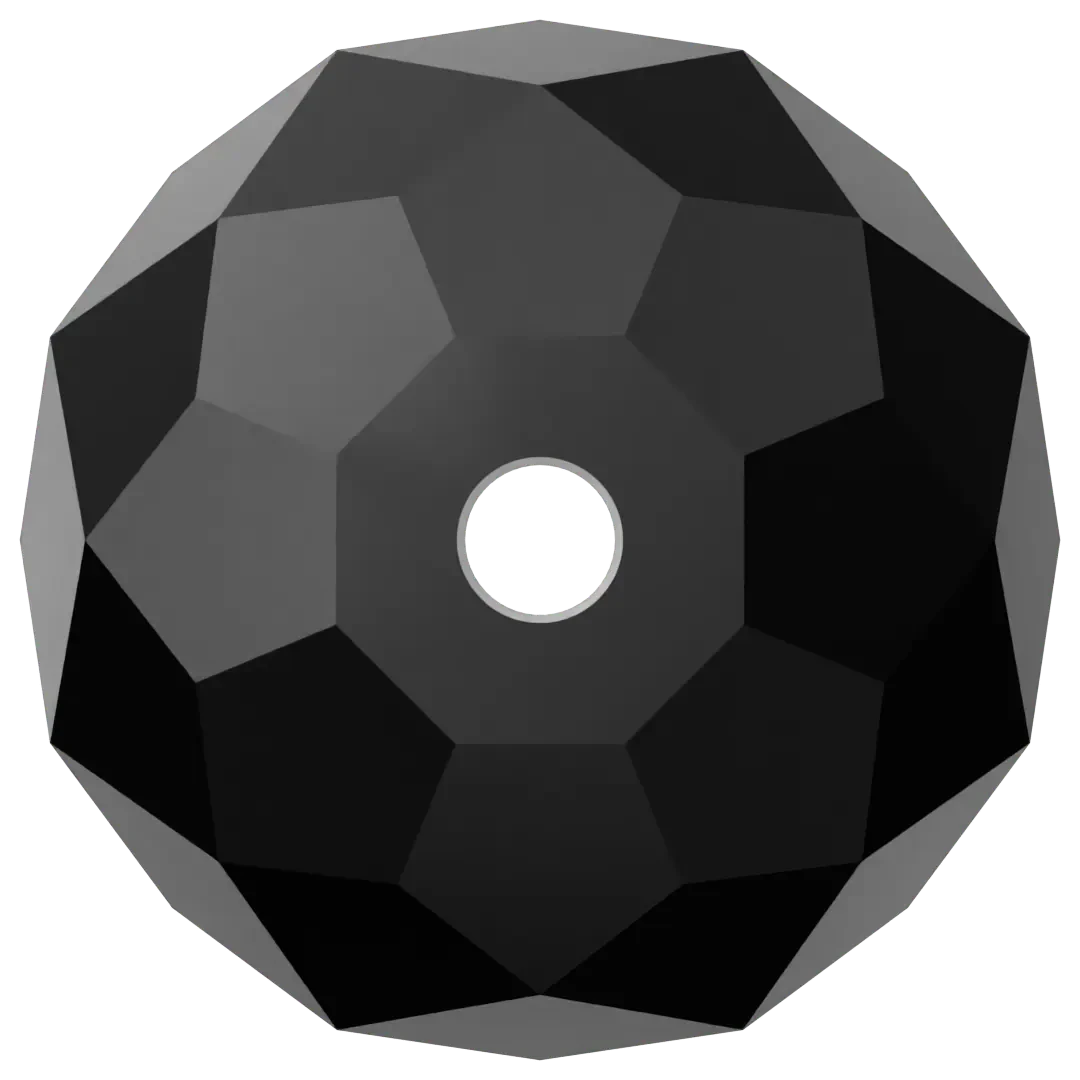 Swarovski Crystal Beads Briolette (5040) Jet(Swarovski 5040 Beads Briolette Jet) 5 Swarovski Crystal Beads Briolette (5040) Jet(Swarovski 5040 Beads Briolette Jet) - Image 3