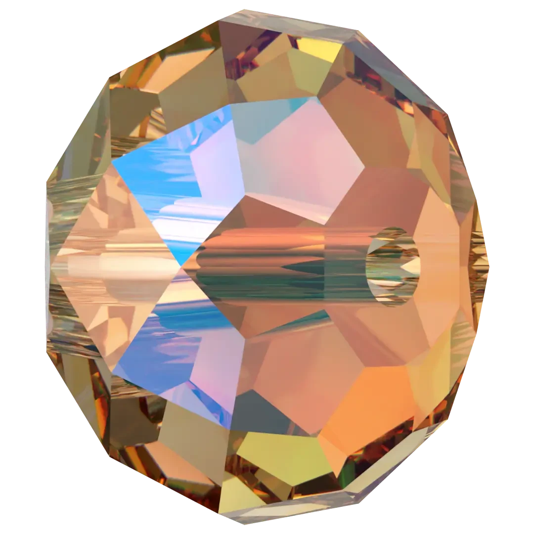 Swarovski Crystal Beads Briolette (5040) Light Colorado Topaz Shimmer 2X(Swarovski 5040 Beads Briolette Light Colorado Topaz Shimmer 2x) 4 Swarovski Crystal Beads Briolette (5040) Light Colorado Topaz Shimmer 2X(Swarovski 5040 Beads Briolette Light Colorado Topaz Shimmer 2x) - Image 2