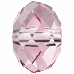 Swarovski Crystal Beads Briolette (5040) Light Rose(Swarovski 5040 Beads Briolette Light Rose)