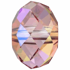 Swarovski Crystal Beads Briolette (5040) Light Rose Shimmer 2X(Swarovski 5040 Beads Briolette Light Rose Shimmer 2x)