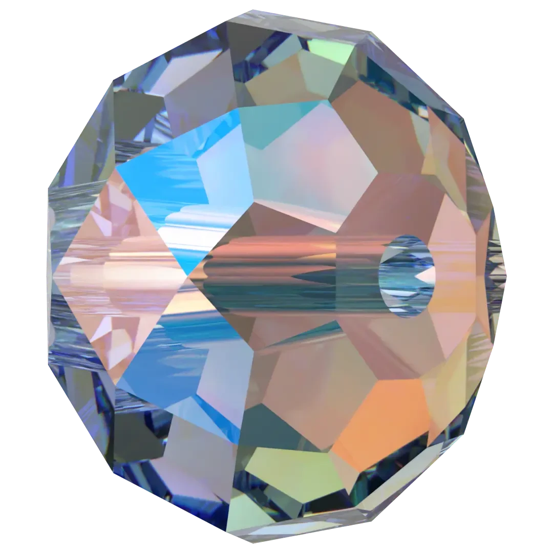 Swarovski Crystal Beads Briolette (5040) Light Sapphire Shimmer 2X(Swarovski 5040 Beads Briolette Light Sapphire Shimmer 2x) 4 Swarovski Crystal Beads Briolette (5040) Light Sapphire Shimmer 2X(Swarovski 5040 Beads Briolette Light Sapphire Shimmer 2x) - Image 2