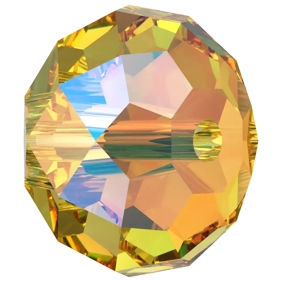 Serinity Crystal Beads Briolette (5040) Light Topaz Shimmer 2X(Serinity 5040 Beads Briolette Light Topaz Shimmer 2x) 4 Serinity Crystal Beads Briolette (5040) Light Topaz Shimmer 2X(Serinity 5040 Beads Briolette Light Topaz Shimmer 2x) - Image 2