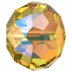 Swarovski Crystal Beads Briolette (5040) Light Topaz Shimmer 2X(Swarovski 5040 Beads Briolette Light Topaz Shimmer 2x) -BlueStreak Crystal Shop Serinity Crystal Beads Briolette 5040 Light Topaz Shimmer 2X 2