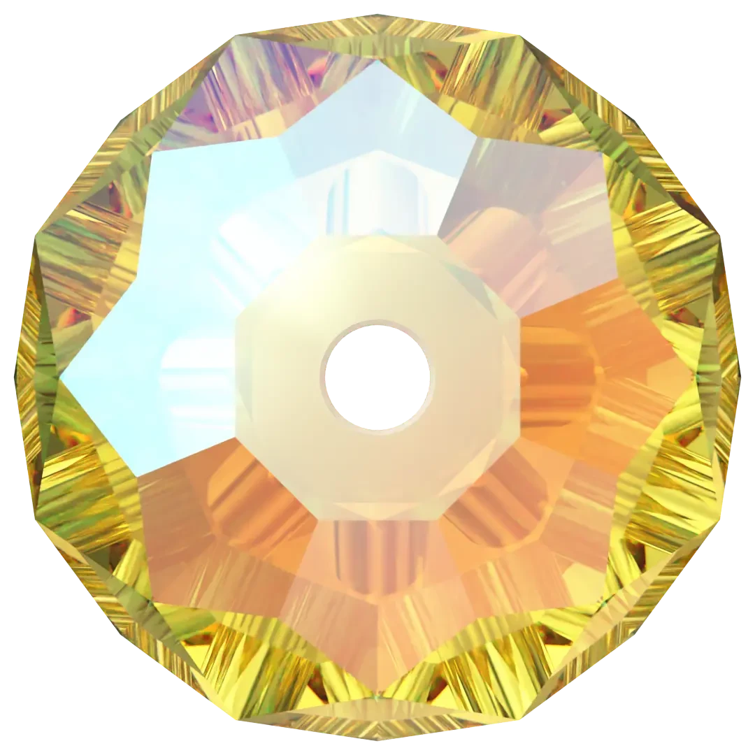 Serinity Crystal Beads Briolette (5040) Light Topaz Shimmer 2X(Serinity 5040 Beads Briolette Light Topaz Shimmer 2x) 5 Serinity Crystal Beads Briolette (5040) Light Topaz Shimmer 2X(Serinity 5040 Beads Briolette Light Topaz Shimmer 2x) - Image 3