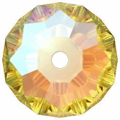 Swarovski Crystal Beads Briolette (5040) Light Topaz Shimmer 2X(Swarovski 5040 Beads Briolette Light Topaz Shimmer 2x) -BlueStreak Crystal Shop Serinity Crystal Beads Briolette 5040 Light Topaz Shimmer 2X 3