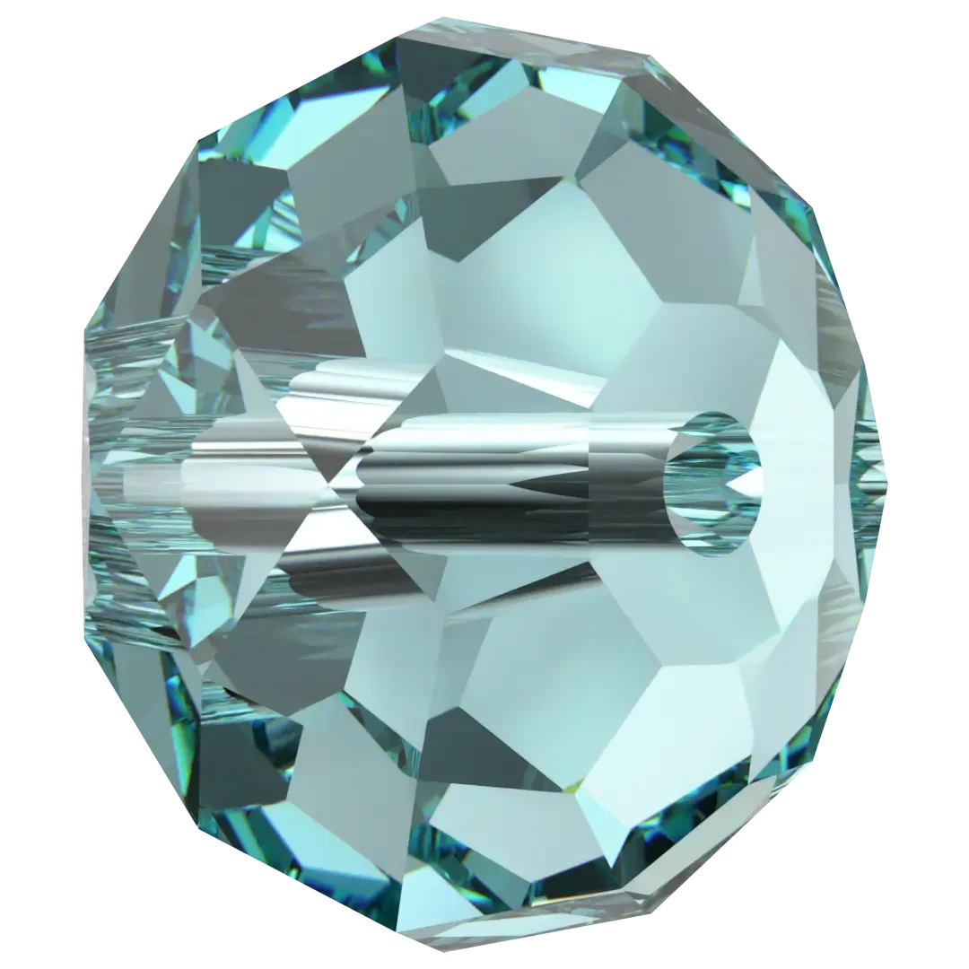 Swarovski Crystal Beads Briolette (5040) Light Turquoise(Swarovski 5040 Beads Briolette Light Turquoise) 4 Swarovski Crystal Beads Briolette (5040) Light Turquoise(Swarovski 5040 Beads Briolette Light Turquoise) - Image 2