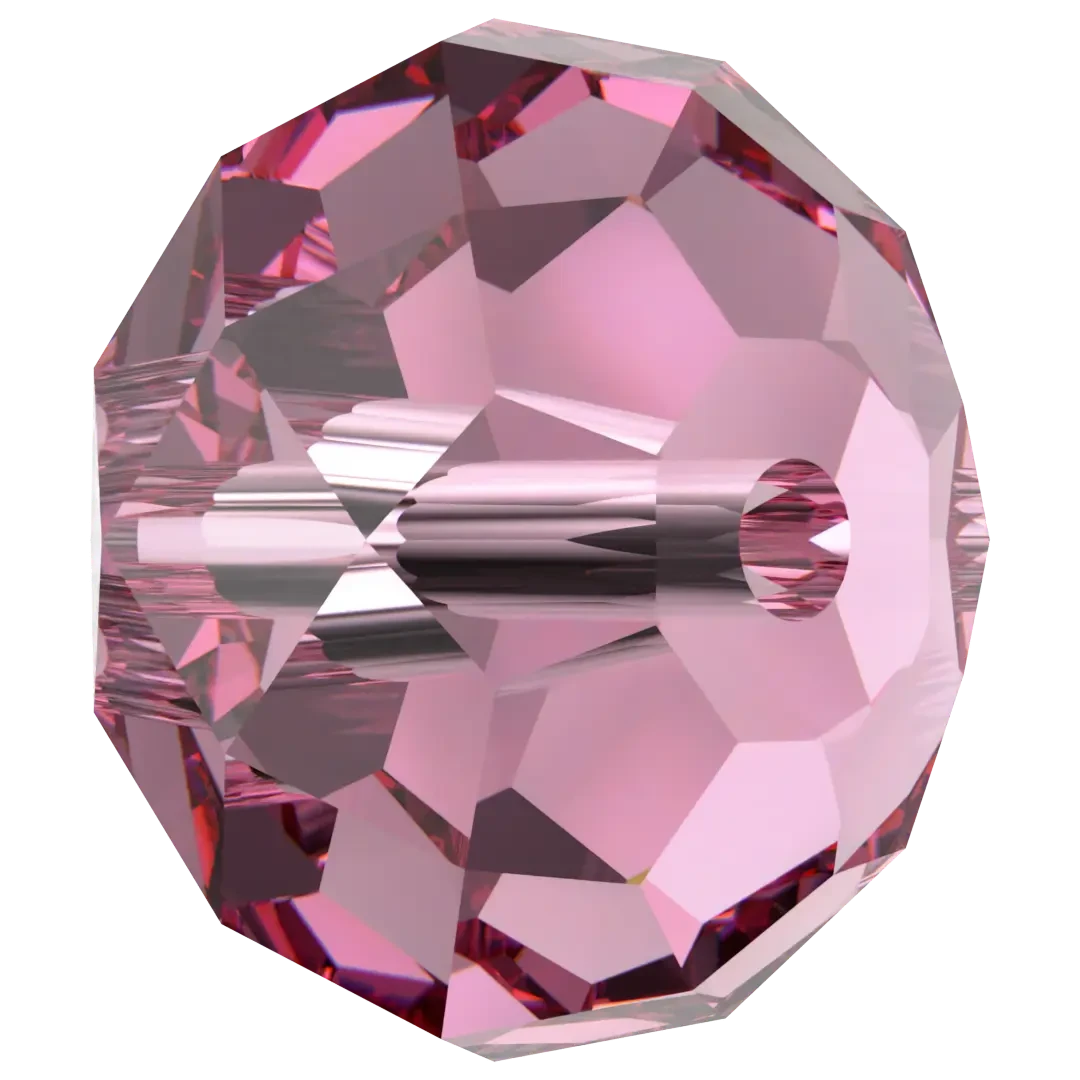 Swarovski Crystal Beads Briolette (5040) Rose(Swarovski Crystal Beads Briolette 5040 Rose) 4 Swarovski Crystal Beads Briolette (5040) Rose(Swarovski Crystal Beads Briolette 5040 Rose) - Image 2