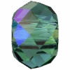 Swarovski Crystal Beads Briolette XL Hole (5042) Emerald Shimmer 2X(Swarovski 5042 Beads Briolette Large Hole Emerald Shimmer 2x) -BlueStreak Crystal Shop Serinity Crystal Beads Briolette XL Hole 5042 Emerald Shimmer 2X