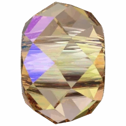 Serinity Crystal Beads Briolette XL Hole (5042) Light Colorado Topaz Shimmer 2X(Serinity 5042 Beads Briolette Large Hole Light Colorado Topaz Shimmer 2x)
