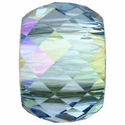 Serinity Crystal Beads Briolette XXL Hole (5043) Aquamarine Shimmer 2X(Serinity 5043 Beads Briolette Xxl Hole Aquamarine Shimmer 2x)