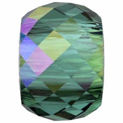 Serinity Crystal Beads Briolette XXL Hole (5043) Emerald Shimmer 2X(Serinity 5043 Beads Briolette Xxl Hole Emerald Shimmer 2x)
