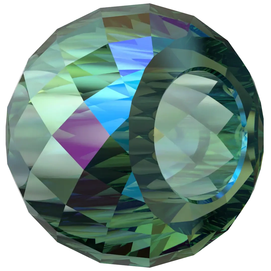 Serinity Crystal Beads Briolette XXL Hole (5043) Emerald Shimmer 2X(Serinity 5043 Beads Briolette Xxl Hole Emerald Shimmer 2x) 4 Serinity Crystal Beads Briolette XXL Hole (5043) Emerald Shimmer 2X(Serinity 5043 Beads Briolette Xxl Hole Emerald Shimmer 2x) - Image 2